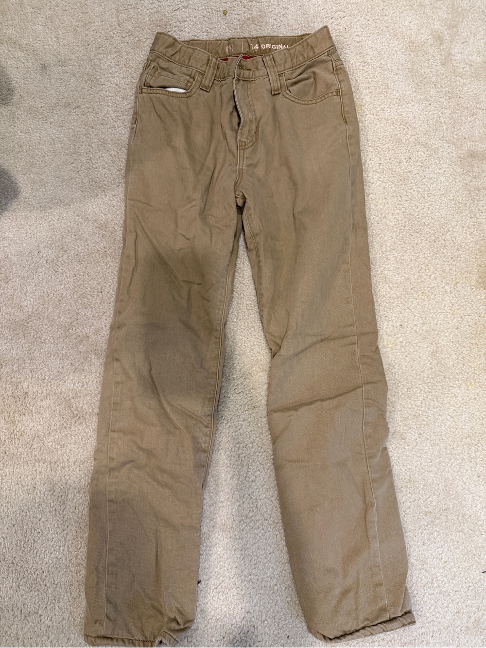 GAP boy’s Khaki Corduroy Chinos - Tan